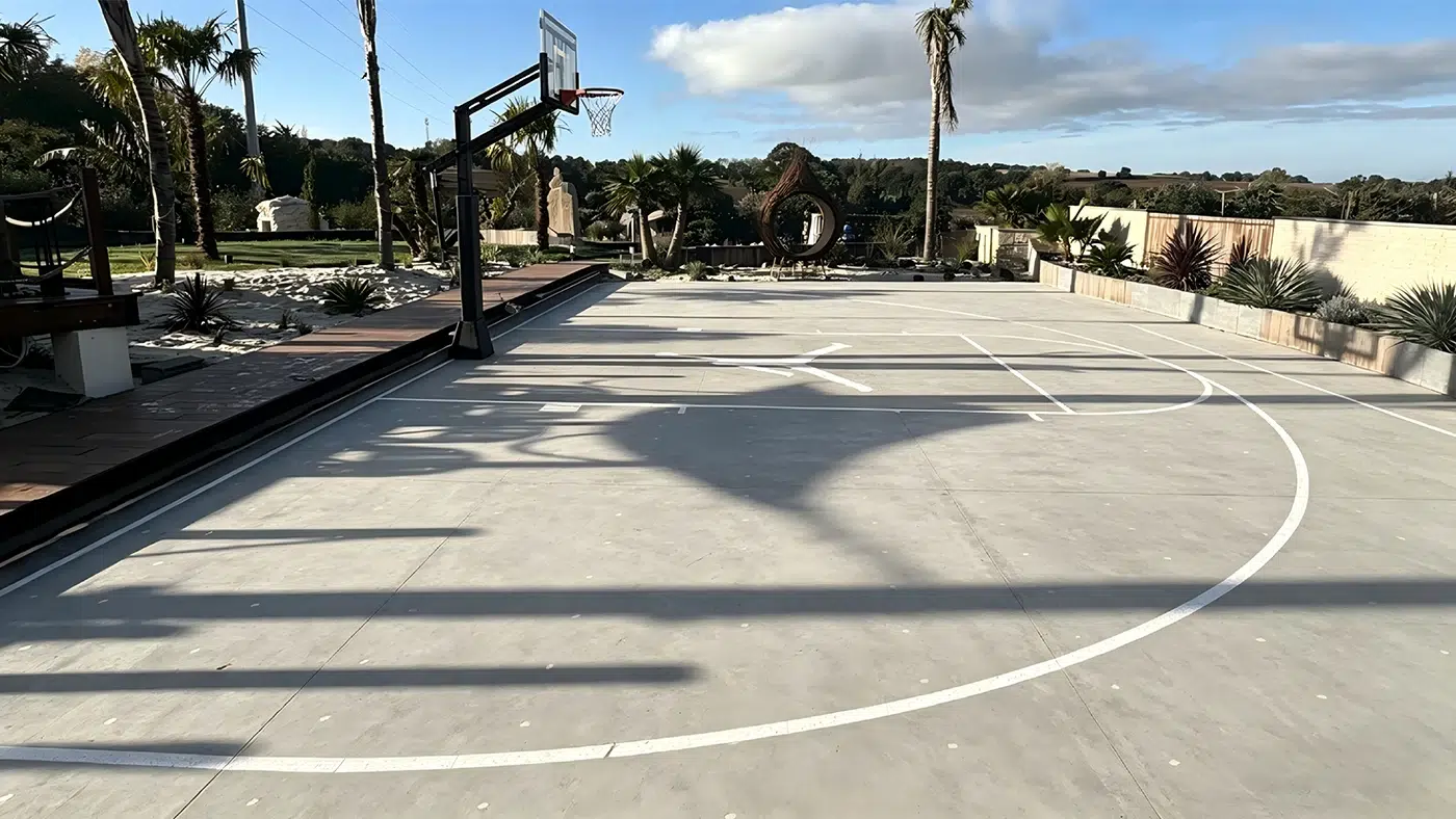 Basketball Court Before Flooring Huasu Tile01